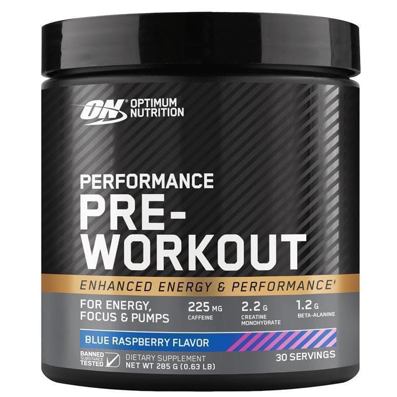 Optimum Nutrition Performance Preworkout Blue Raspberry